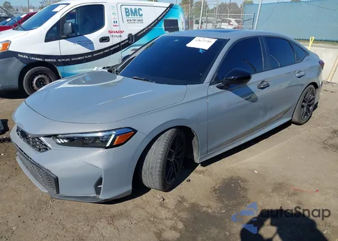 2025 Honda Civic Hybrid Sport/Sport Touring z USA, uszkodzony, nr VIN 2HGFE4F80SH353743